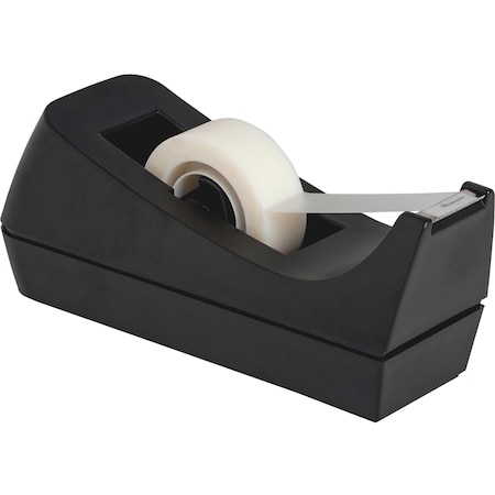 Business Source Standard Desktop Tape Dispenser, Black BSN32954